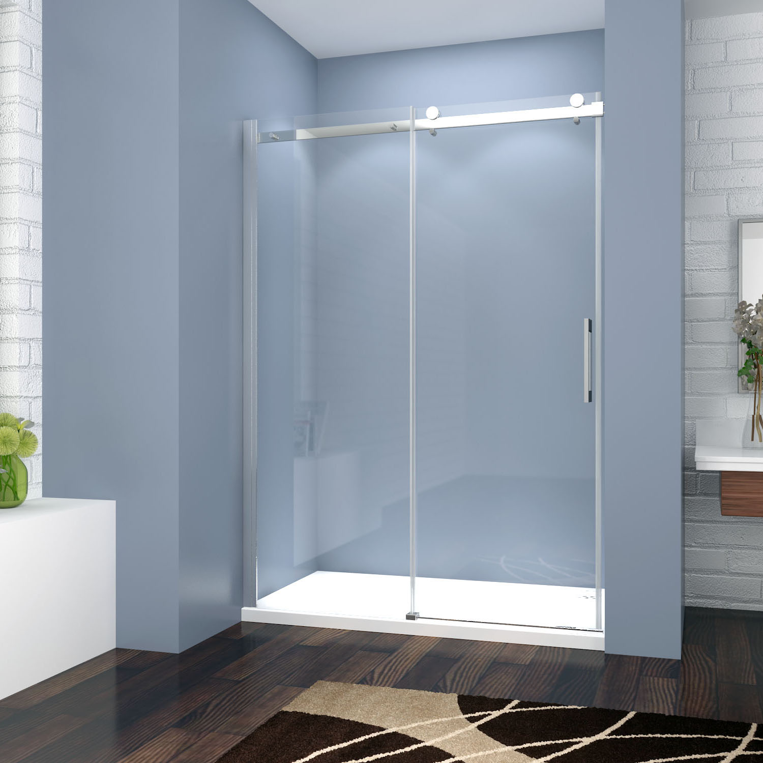 Wall To Wall Frameless Shower Screen